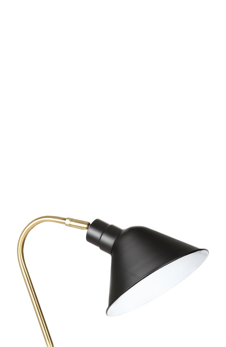 JONATHAN Y Mae 20.25" Brass LED Task Lamp, Brass Gold/Black, Alternate, color, Brass Gold