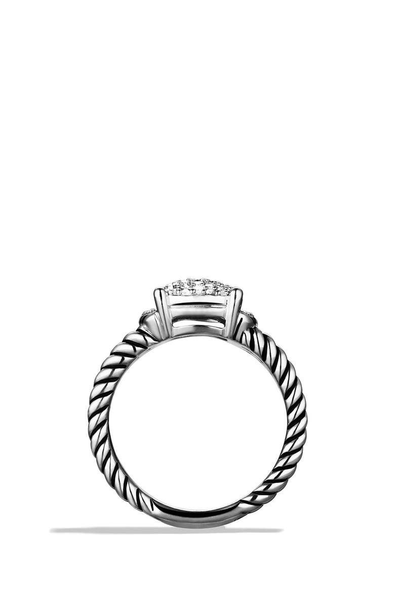 David Yurman Wheaton Petite Ring with Diamonds, Alternate, color, 