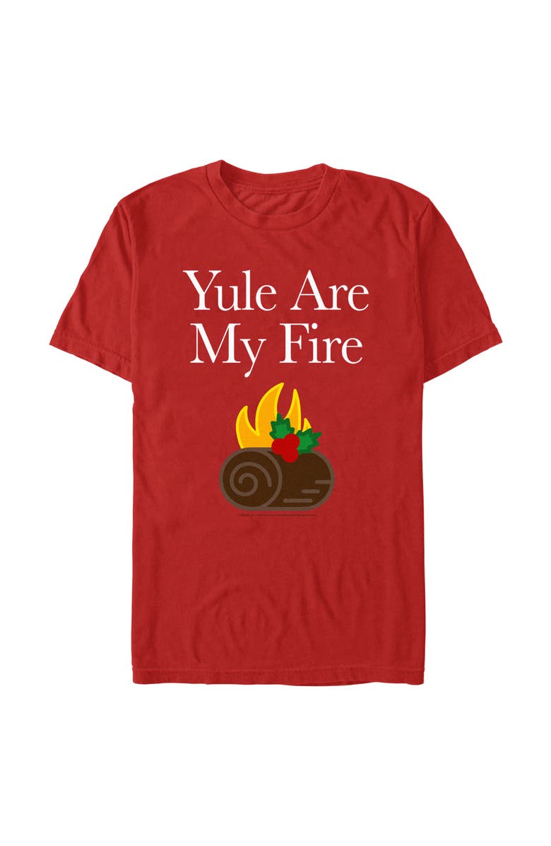 Backstreet Boys Men's Backstreet Boys Yule Are My Fire Graphic T-Shirt, Main, color, Red