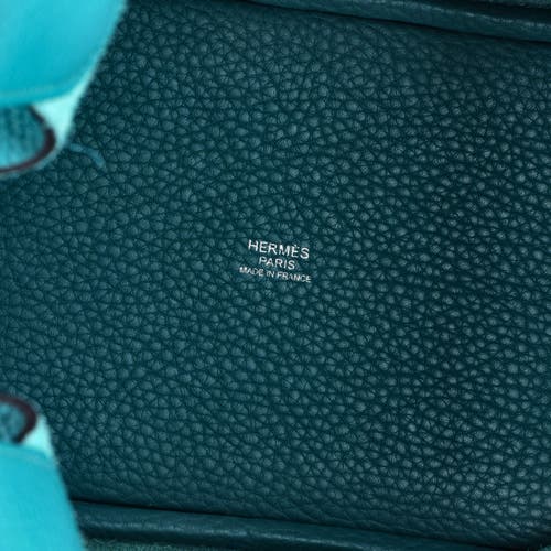 Pre-owned Hermes Hermes Picotin Lock Bag Clemence Pm In Blue