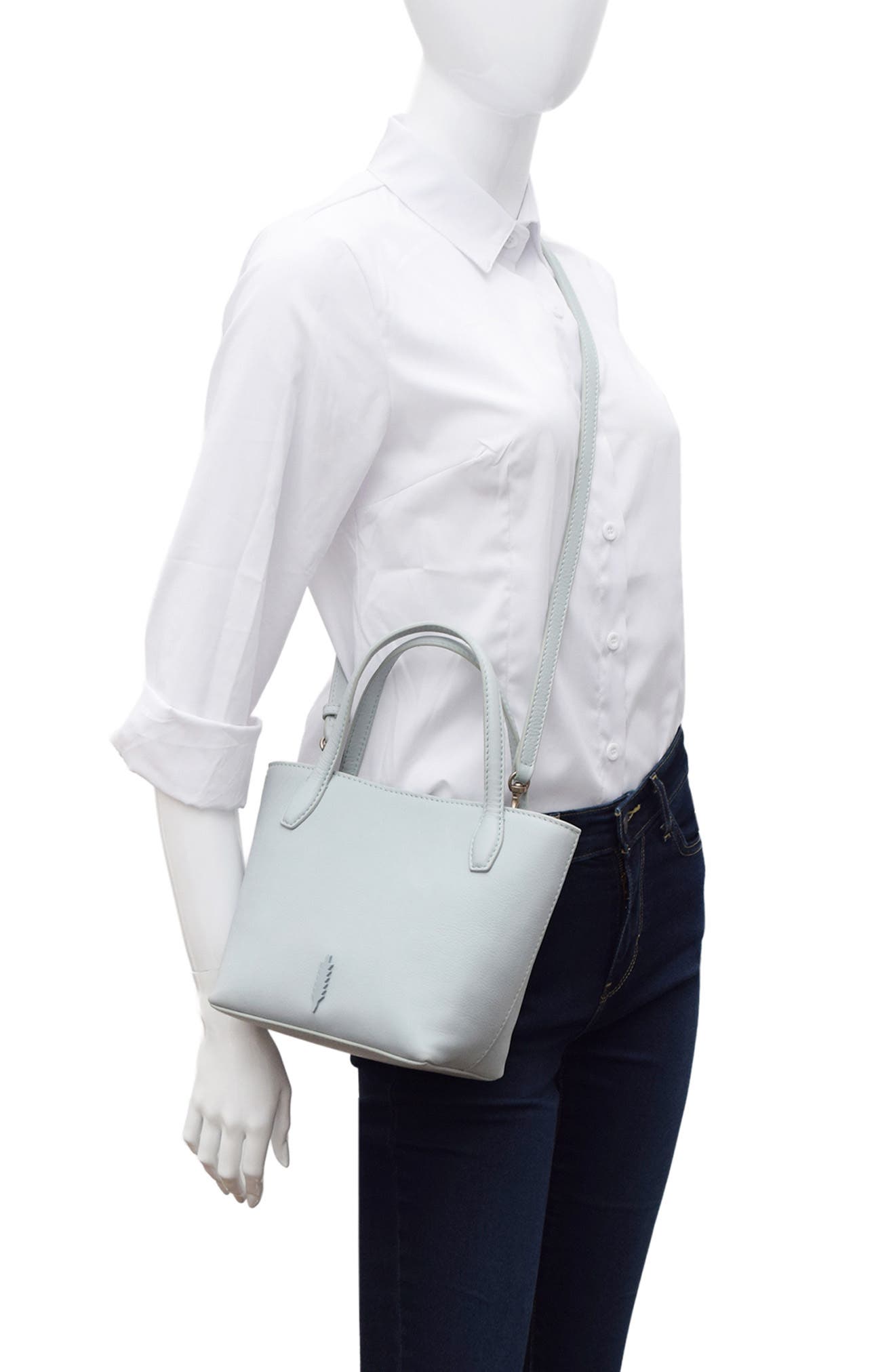 Thacker Asher Tote Bag, Alternate, color, Dusty Blue