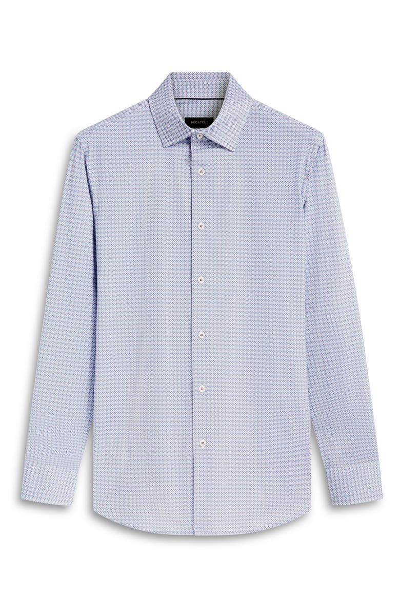 Bugatchi James OoohCotton<sup
®</sup
Diamond Check Button-Up Shirt, Alternate, color,