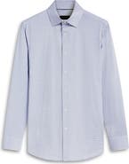 Bugatchi James OoohCotton® Diamond Check Button-Up Shirt