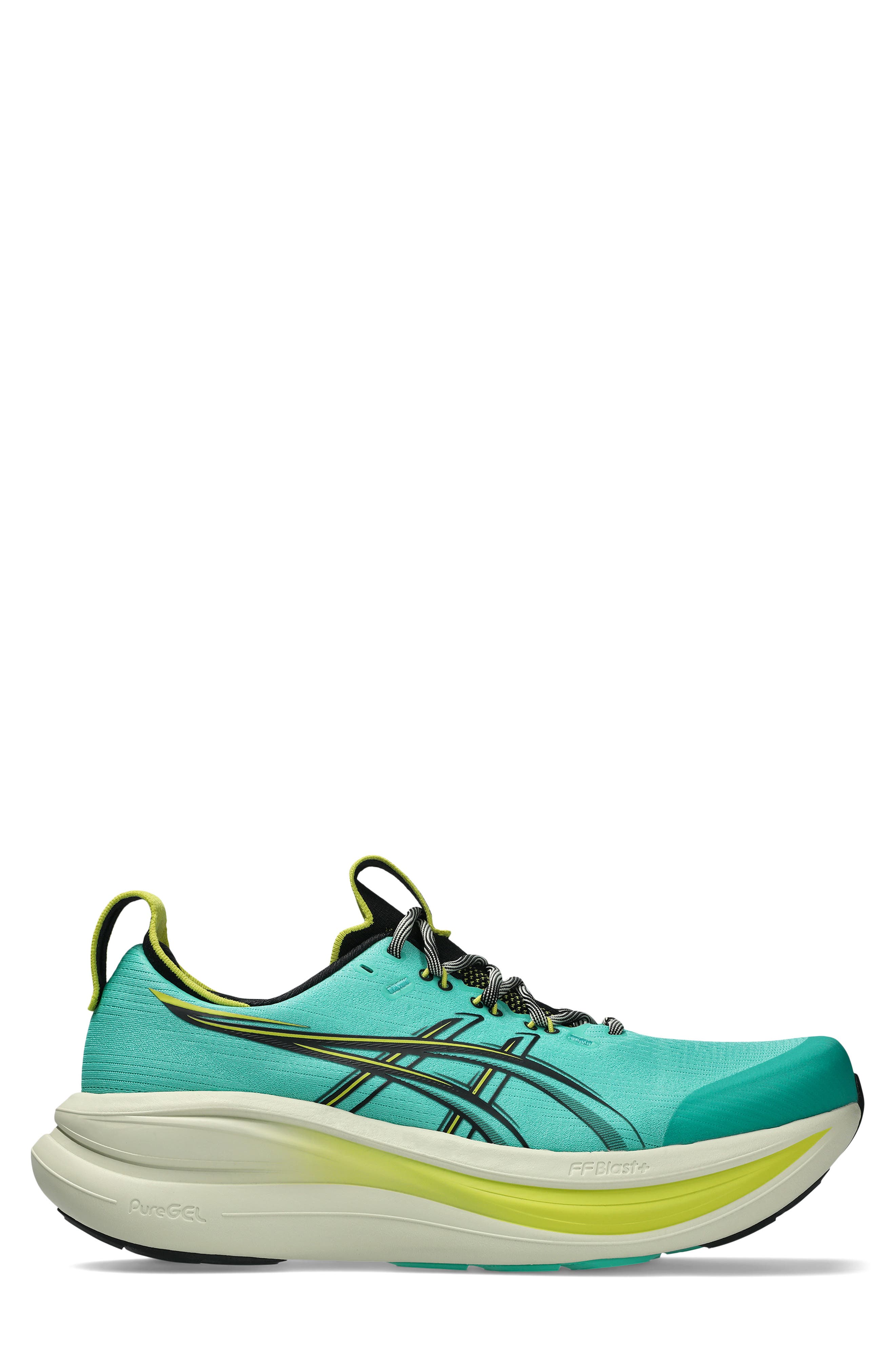 ASICS<sup>®</sup> GEL-NIMBUS<sup>®</sup> 28 TR Trail Running Shoe, Alternate, color, Aurora Green/Black
