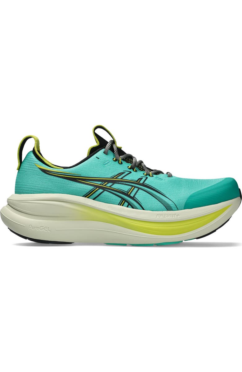 ASICS<sup>®</sup> GEL-NIMBUS<sup>®</sup> 28 TR Trail Running Shoe, Alternate, color, Aurora Green/Black