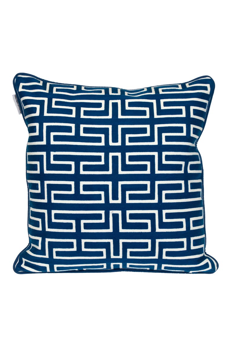 Milo Throw Pillow, Main, color, BLUE