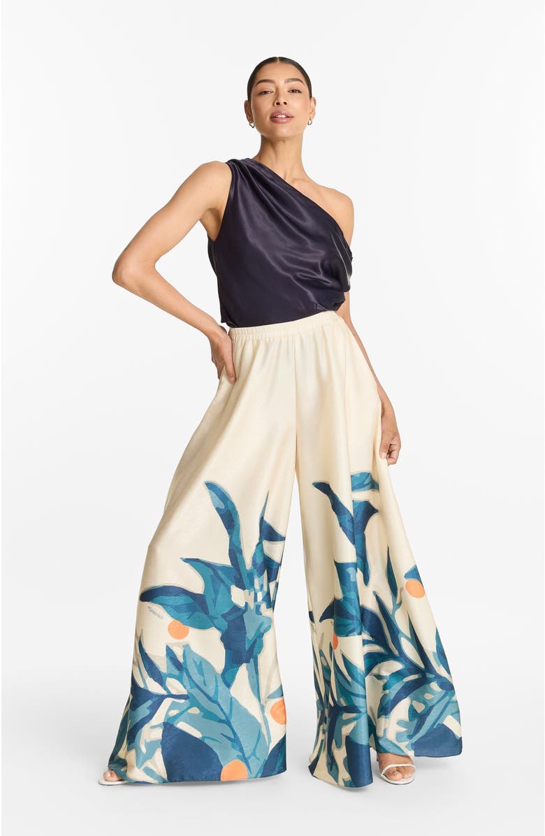 DIARRABLU High Waisted Jant Pants Zest, Alternate, color, Zest Navy