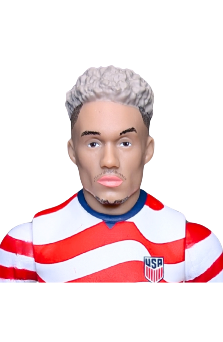 Banbo Toys Sockers 2026 USMNT Antonee Robinson Home Jersey 8" Soccer Action Figure, Alternate, color, Red