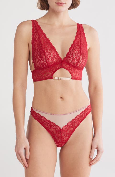 Nicolette Lace Bralette & Thong Set