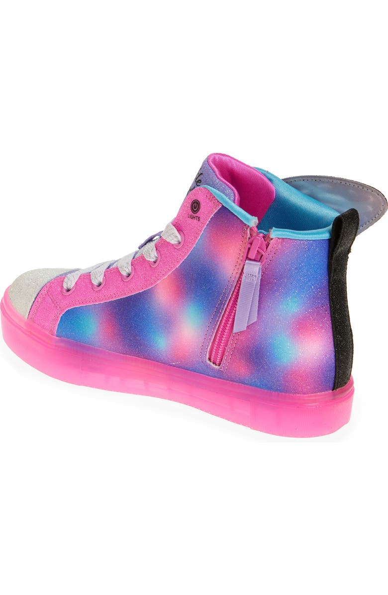 SKECHERS Kids' Twinkle Toes<sup>®</sup>: Twinkle Sparks Ice High Top Sneaker, Alternate, color,