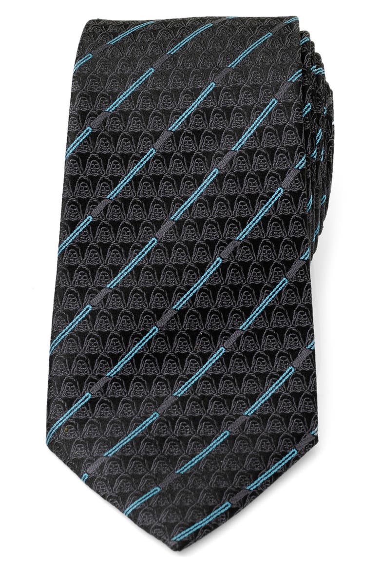 Star Wars™ Obi-Wan Kenobi Lightsaber & Darth Vader Silk Tie, Main, color, BLACK