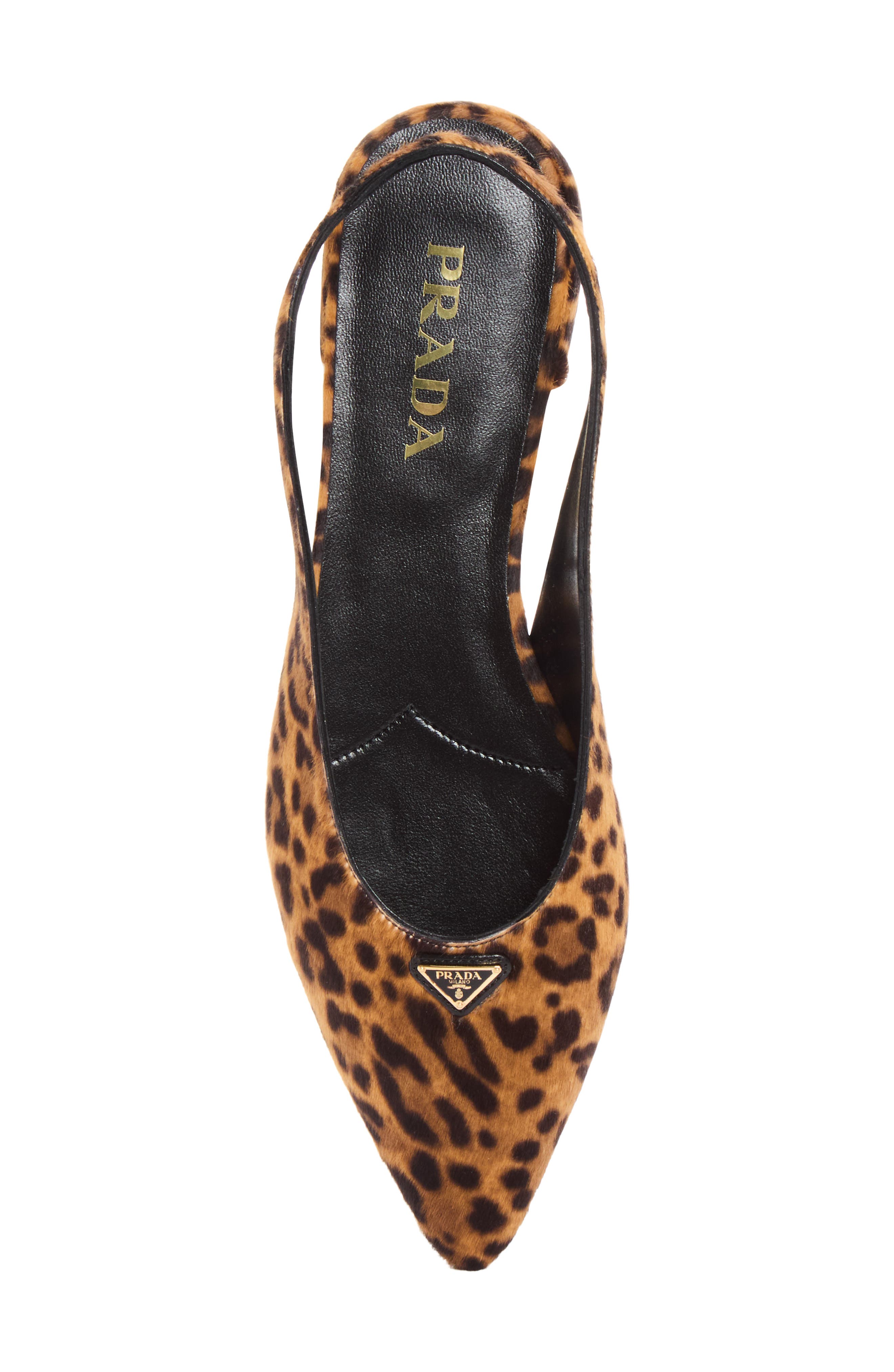 Genuine Calf Hair Slingback Flat, Alternate, color, MIELE