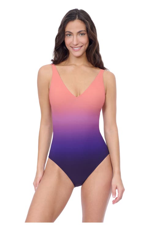 Splendor Ombre V-Neck One Piece