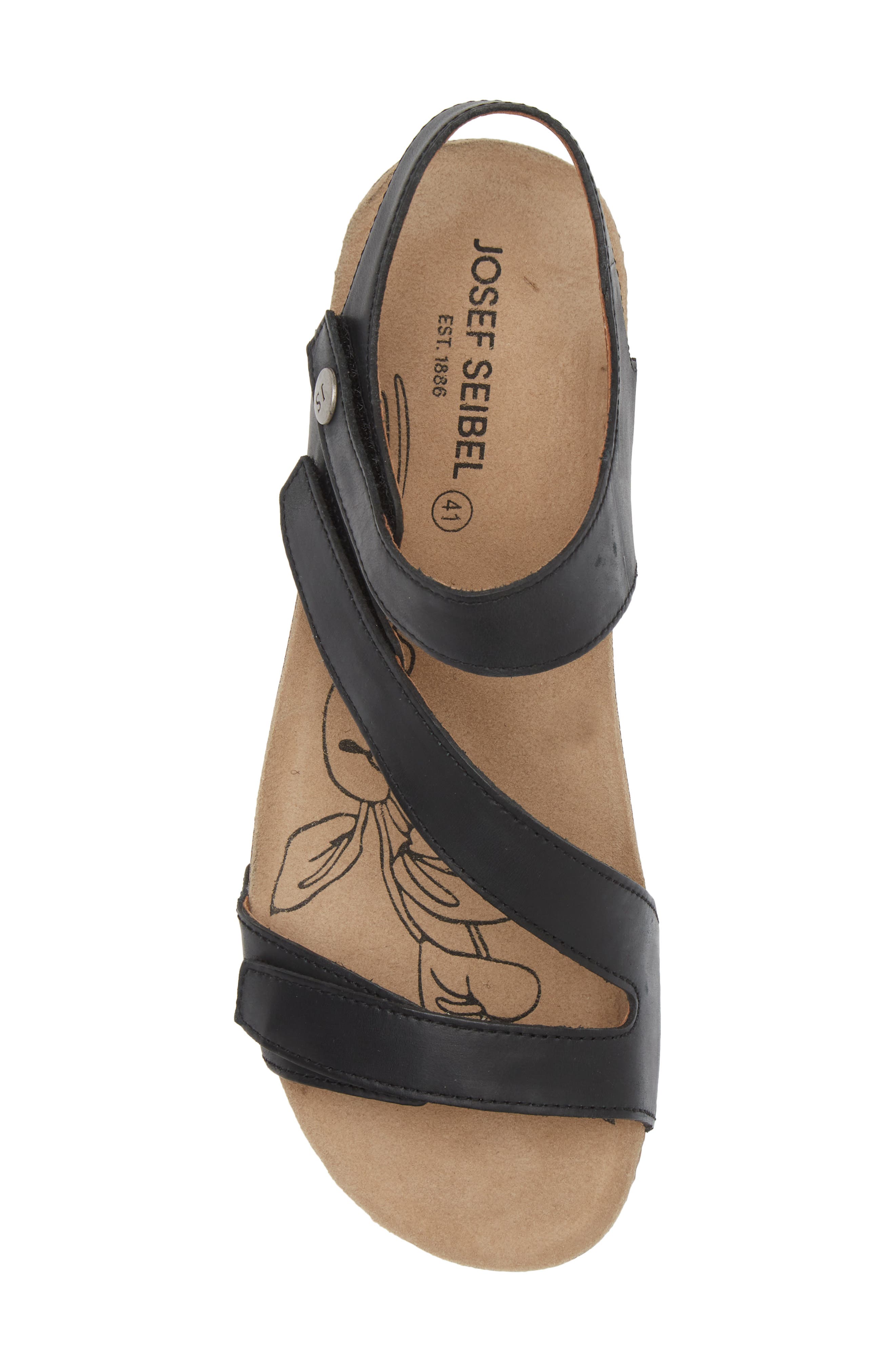 Josef Seibel Tonga 25 Sandal, Alternate, color, Black