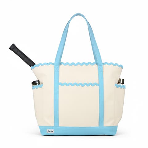 Scalloped Tennis Tote