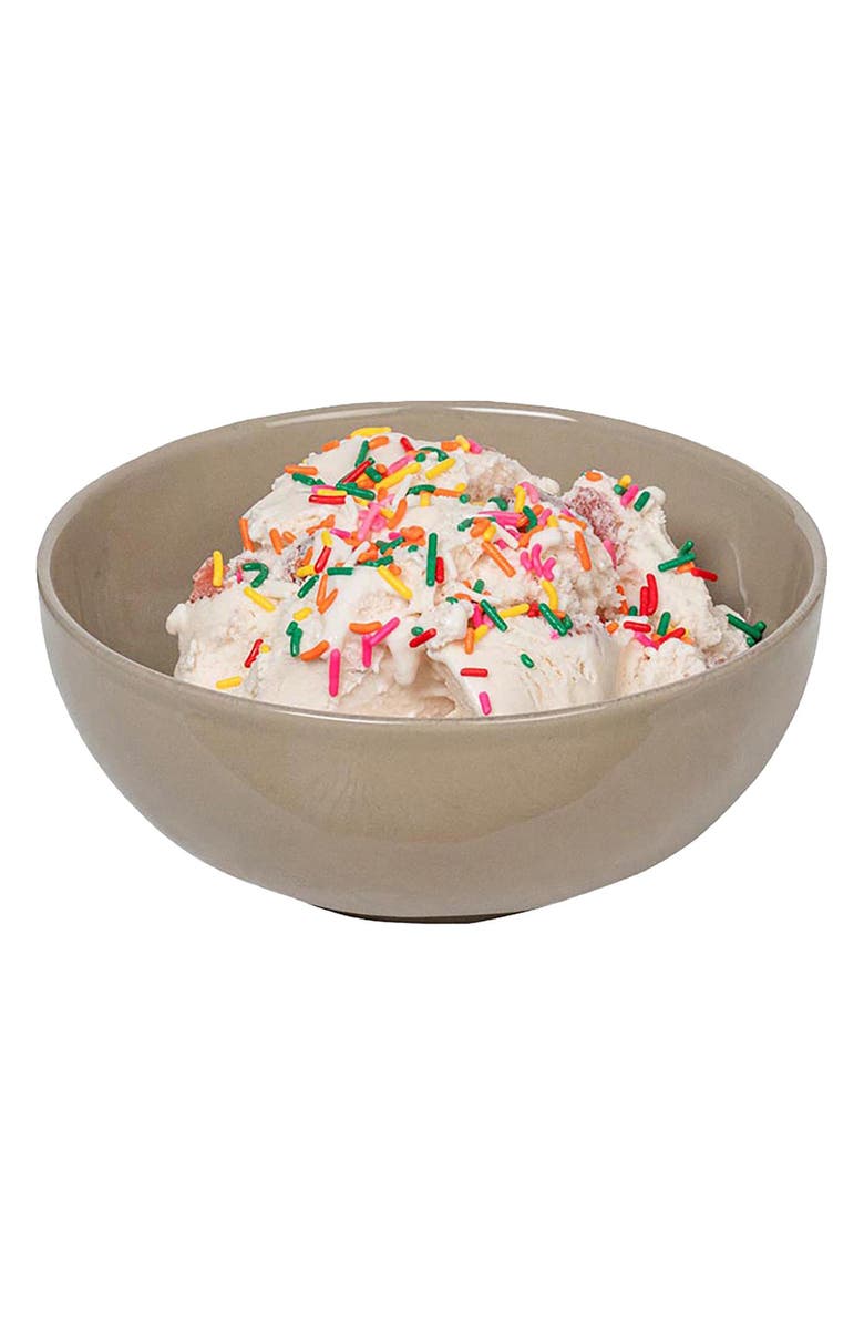 Juliska Puro Cereal/Ice Cream Bowl, Alternate, color, Taupe