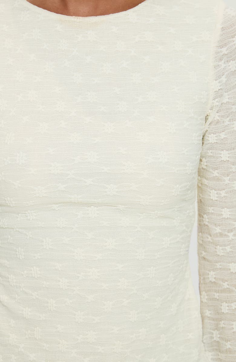 Princess Polly Shellee Embroidered Crop Top, Alternate, color, 