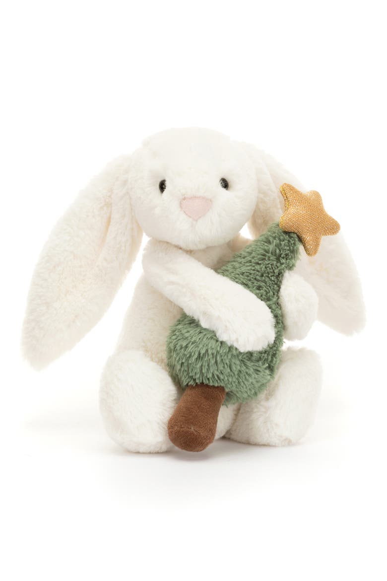 Jellycat Bashful Bunny with Christmas Tree | Nordstrom