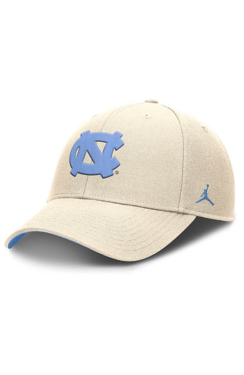 Jordan Brand Men's Jordan Brand Natural North Carolina Tar Heels Rise Primetime Performance Trucker Adjustable Hat, Main, color, Natural