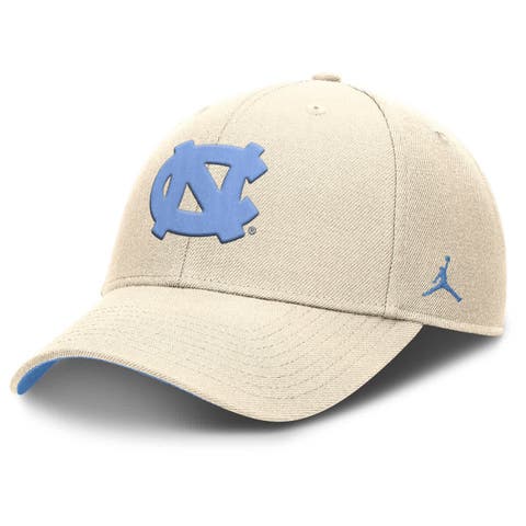 Men's Jordan Brand Natural North Carolina Tar Heels Rise Primetime Performance Trucker Adjustable Hat