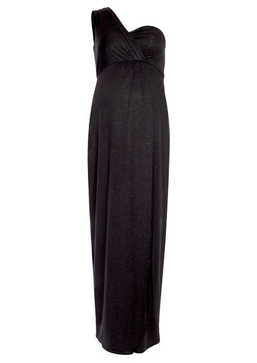 Tiffany Rose Maternity Galaxy Maternity Gown Long In Black