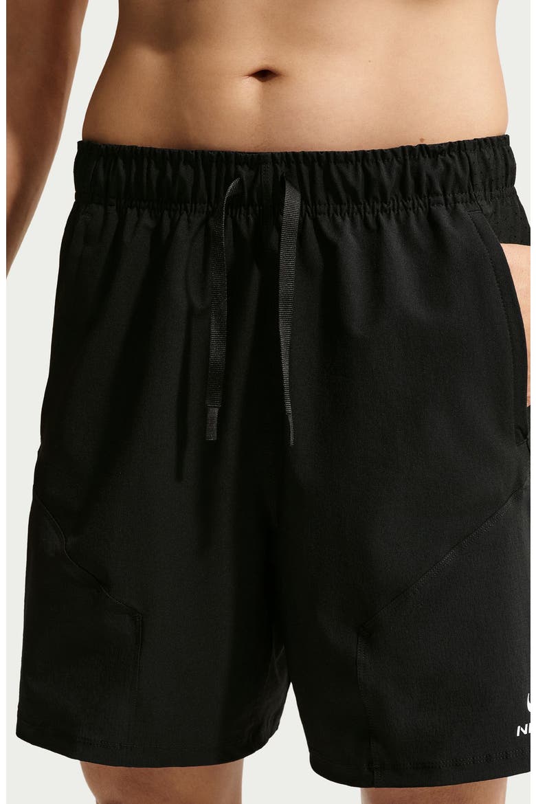 Pro Dri-FIT ADV 6-Inch Training Shorts, Alternate, color, BLACK/ WHITE