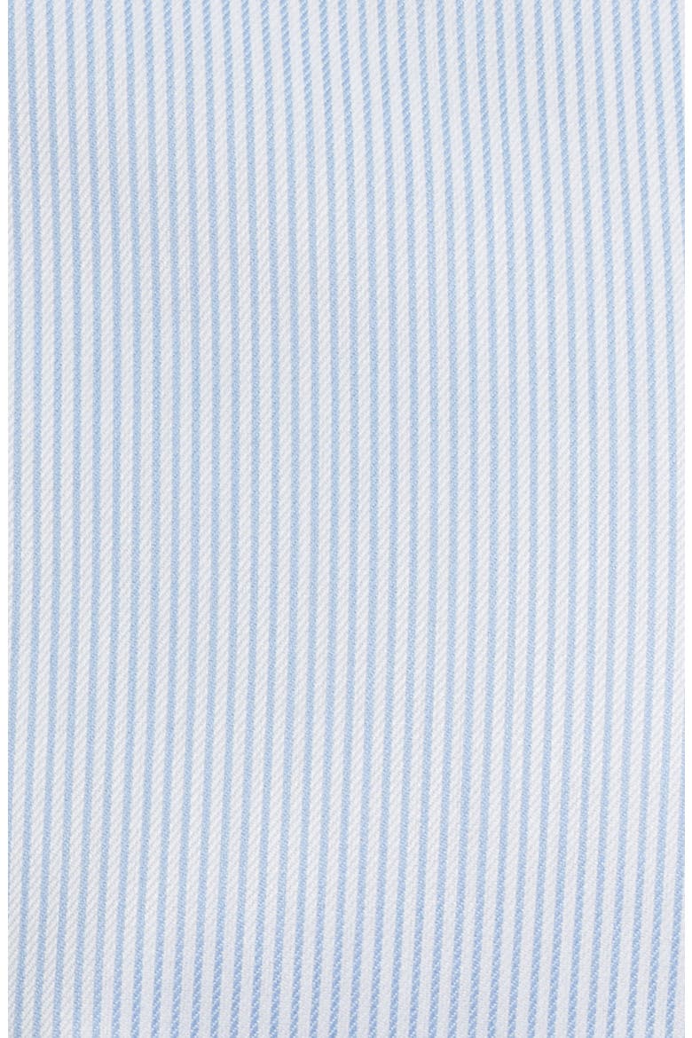 Luxury Modern Fit Micro Stripe Non-Iron Dress Shirt, Alternate, color, SKY