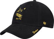 '47 Women's '47 Black Pittsburgh Steelers Miata Clean Up Legacy Adjustable Hat