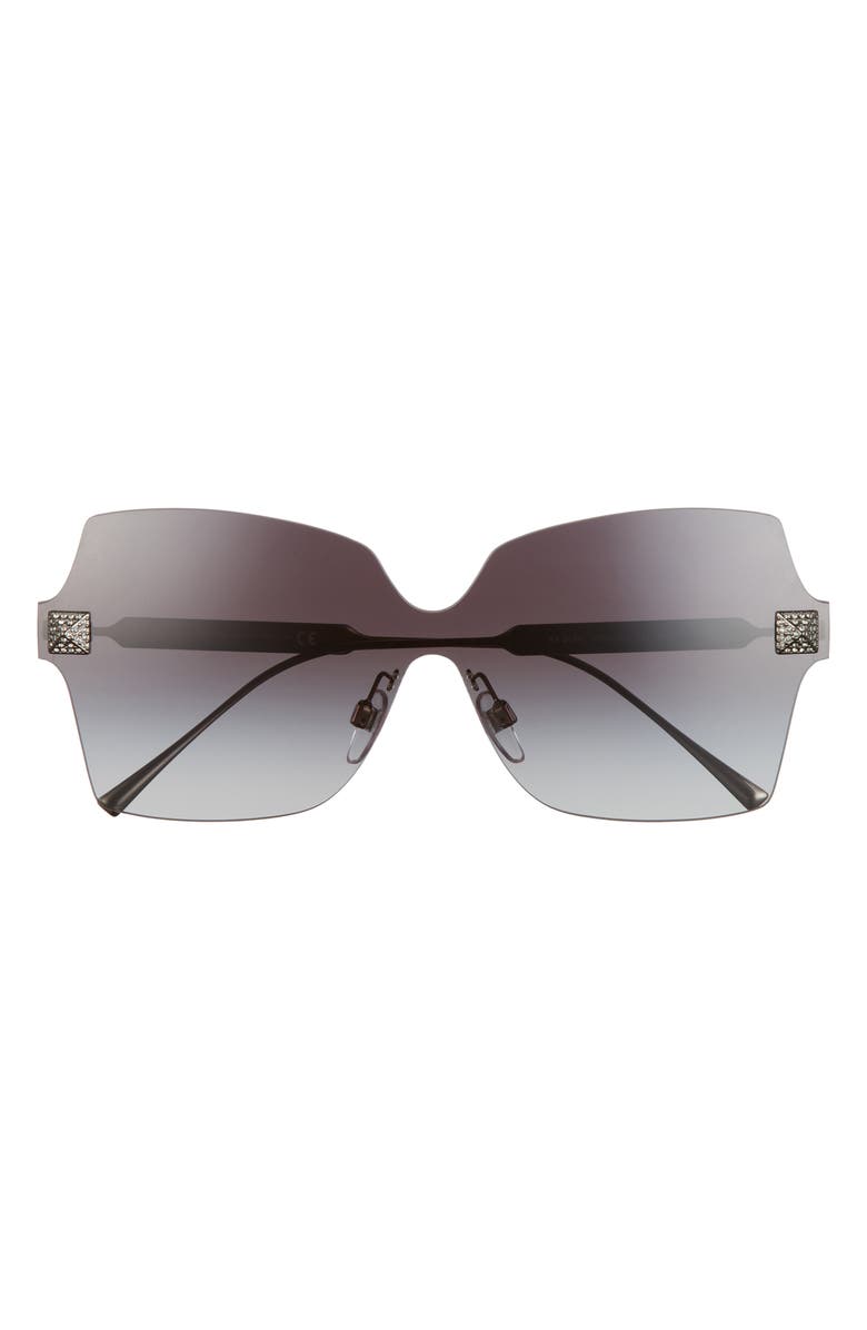 Valentino 145mm Butterfly Shield Sunglasses, Main, color, 