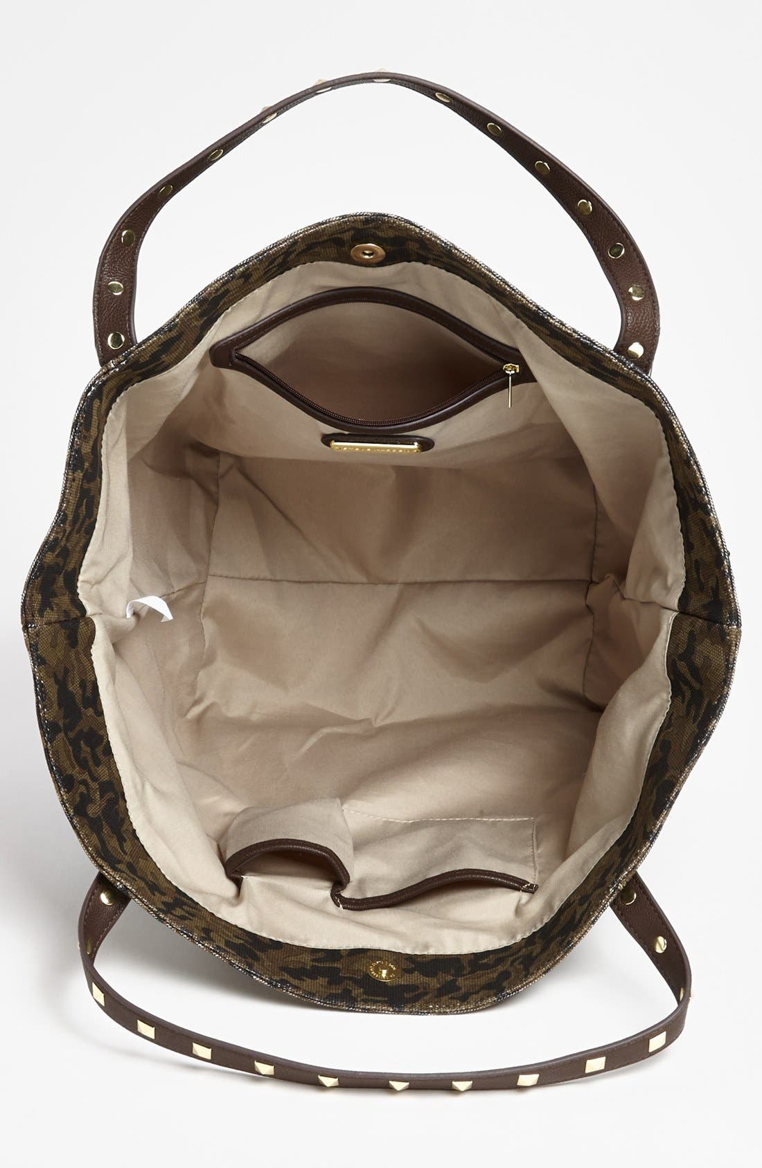 Steve Madden Studded Tote, Extra Large, Alternate, color, CAMOUFLAGE