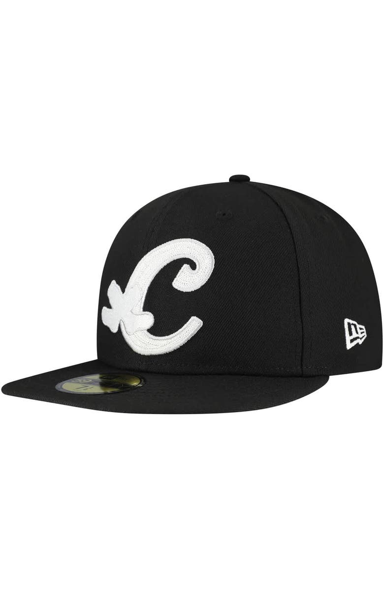 New Era Men's New Era Black Chicago White Sox  Duo Logo 2.0 59FIFTY Fitted Hat, Main, color, Black