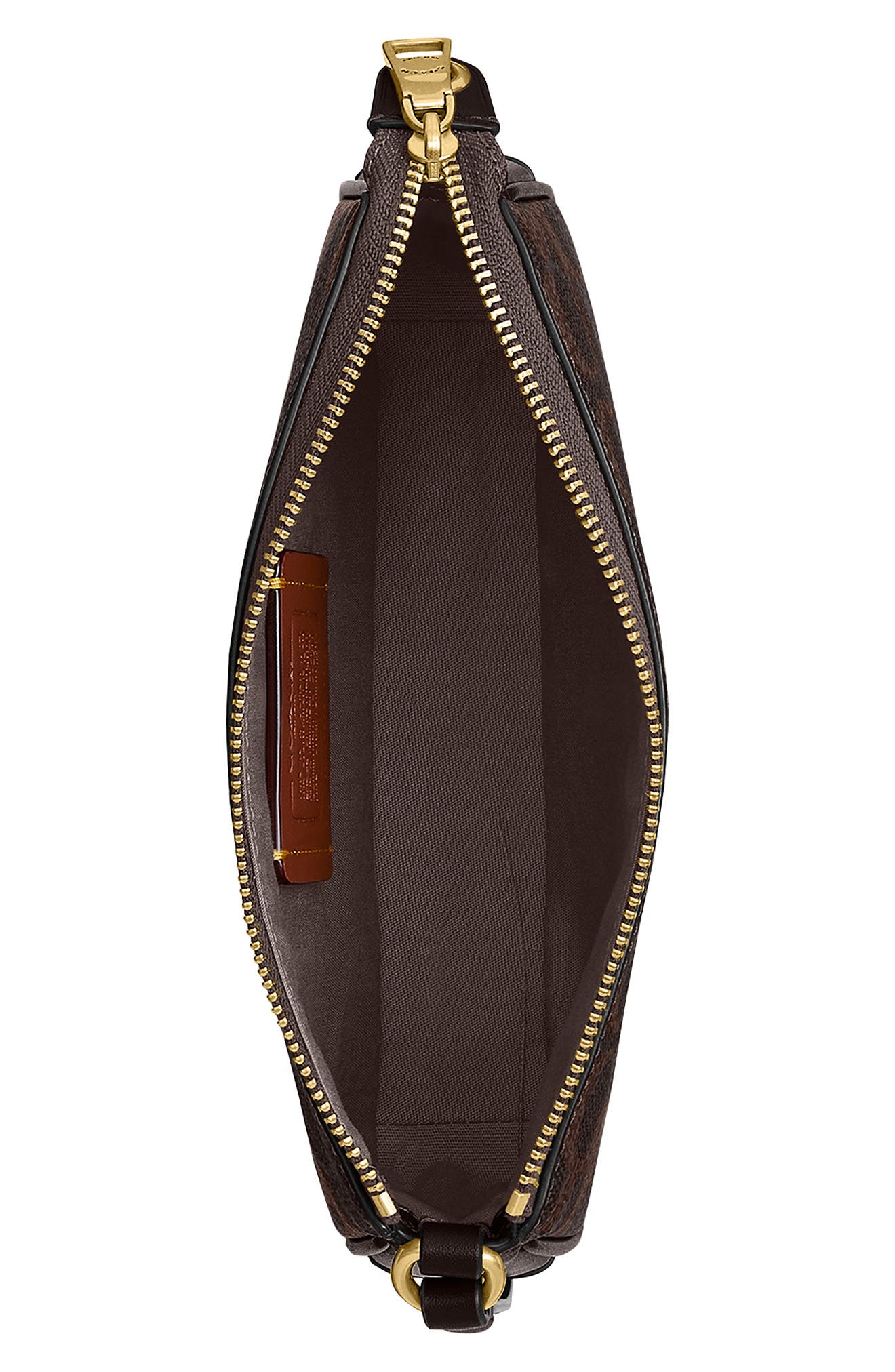 COACH Plaza Signature Coated Canvas Shoulder Bag, Alternate, color, 