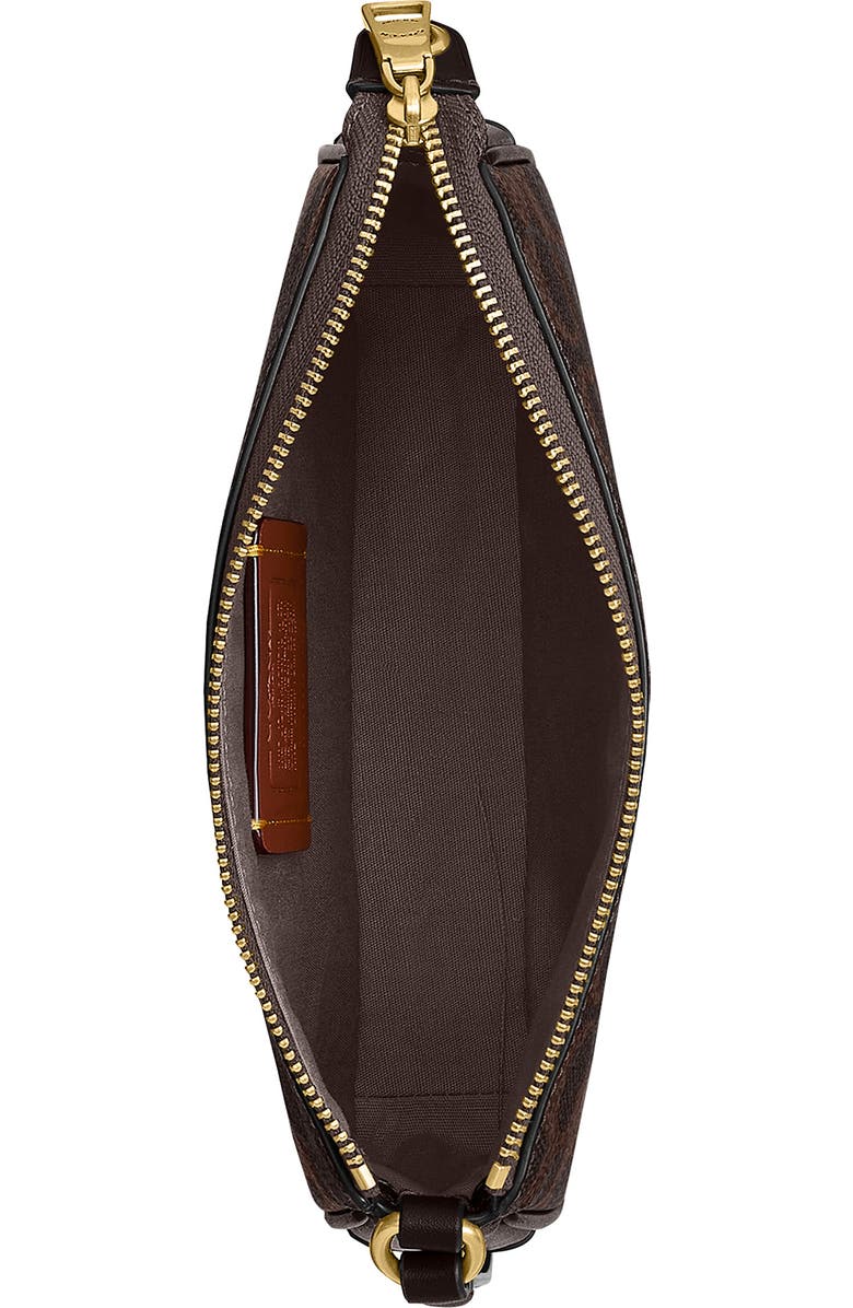 COACH Plaza Signature Coated Canvas Shoulder Bag, Alternate, color,