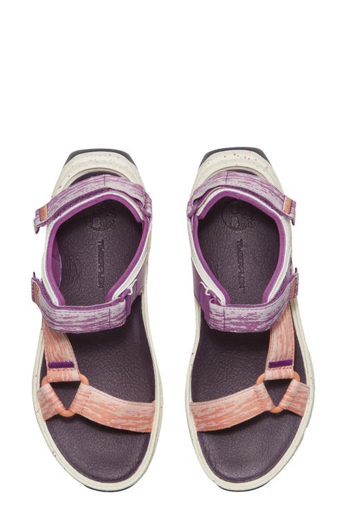 Timberland Motion Dune Sandal In Natural Webbing Light Pink