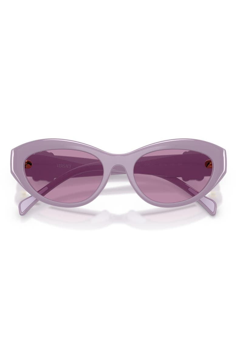 Versace 49mm Small Cat Eye Sunglasses, Alternate, color, Lilac