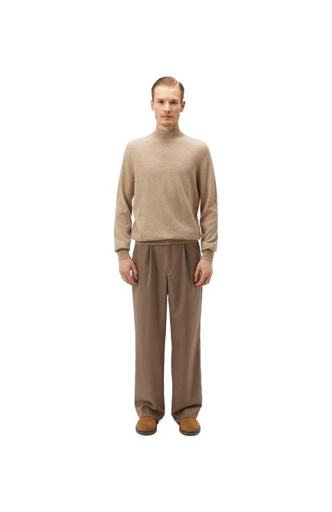 Essential Mock Neck Cashmere Sweater