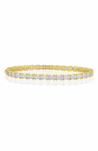 Square Cubic Zirconia Bangle
