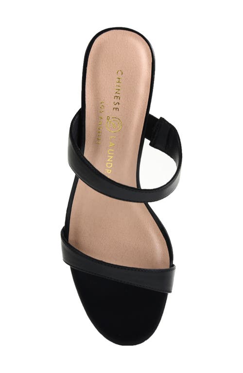 Chinese Laundry Yamila Slide Sandal In Black