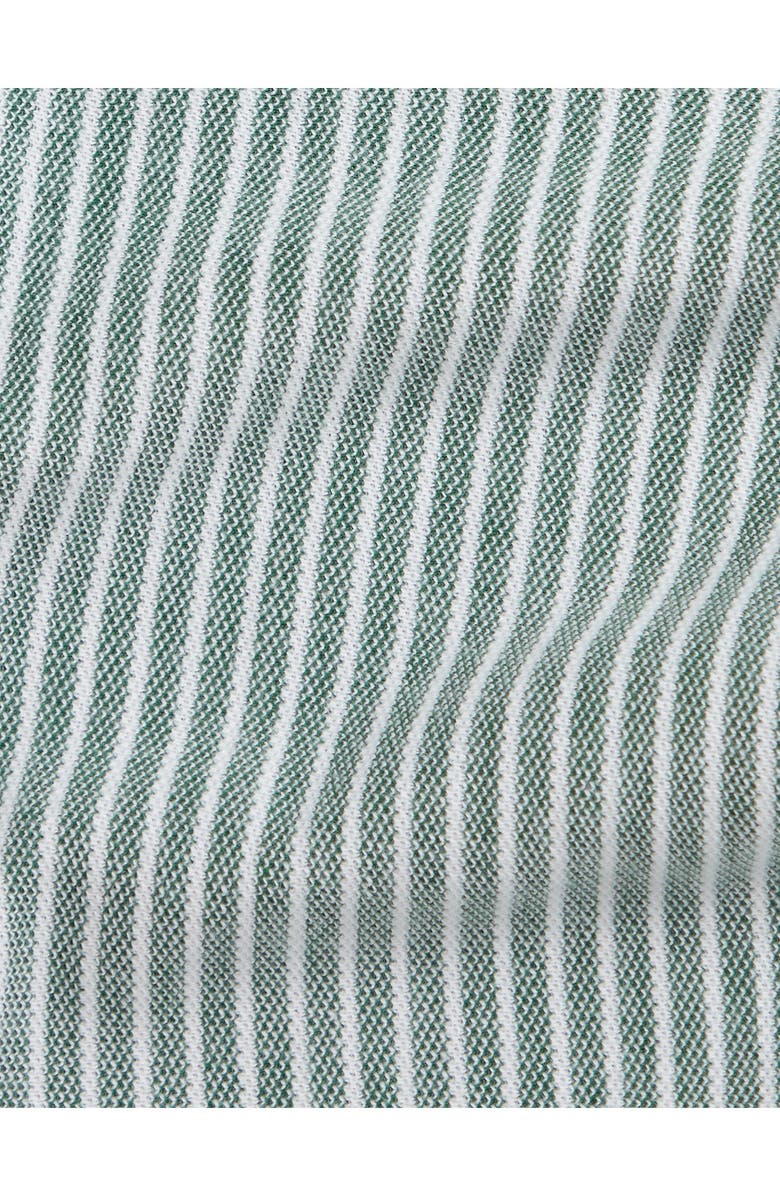 Ralph Lauren Oxford Stripe Cotton Romper, Alternate, color,