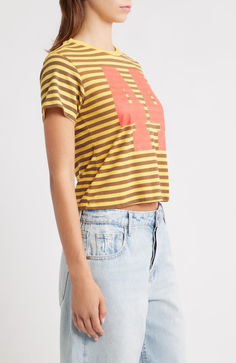 Daydreamer 44 Stripe Crop Graphic T-Shirt, Alternate, color, 