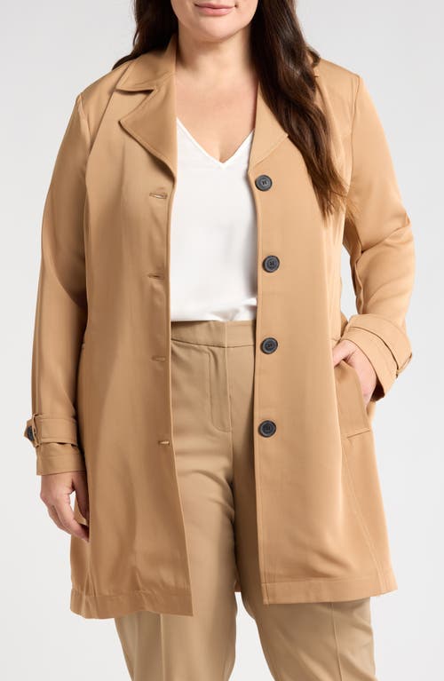 Bagatelle Belted Coat In Camel