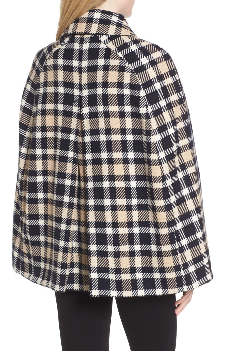 Draper James Windowpane Anderson Cape, Alternate, color, 