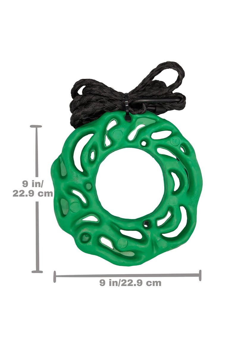 Luna Ring, Horse Equine, 9 Inchs Green, Rubber Treat Puzzle Toy, Alternate, color, Green
