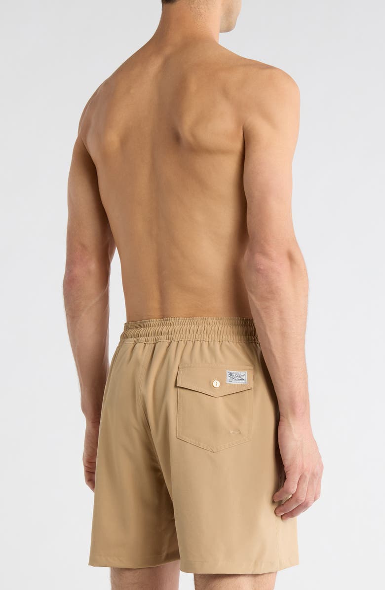 Polo Ralph Lauren Traveler Swim Trunks, Alternate, color, Vintage Khaki