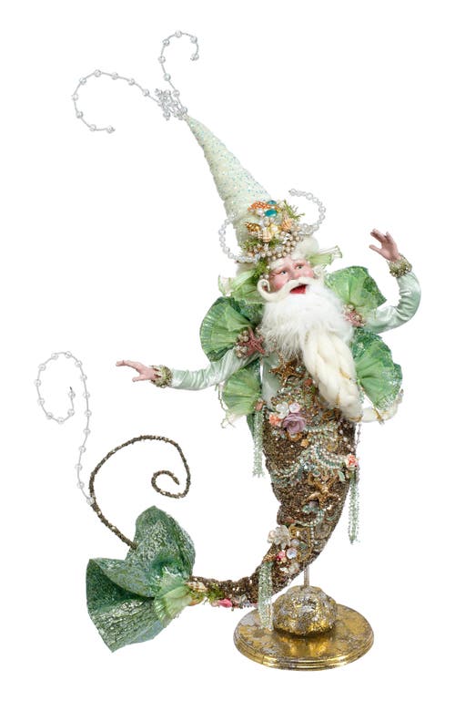 Mark Roberts Jewels Of The Sea Santa In Multi