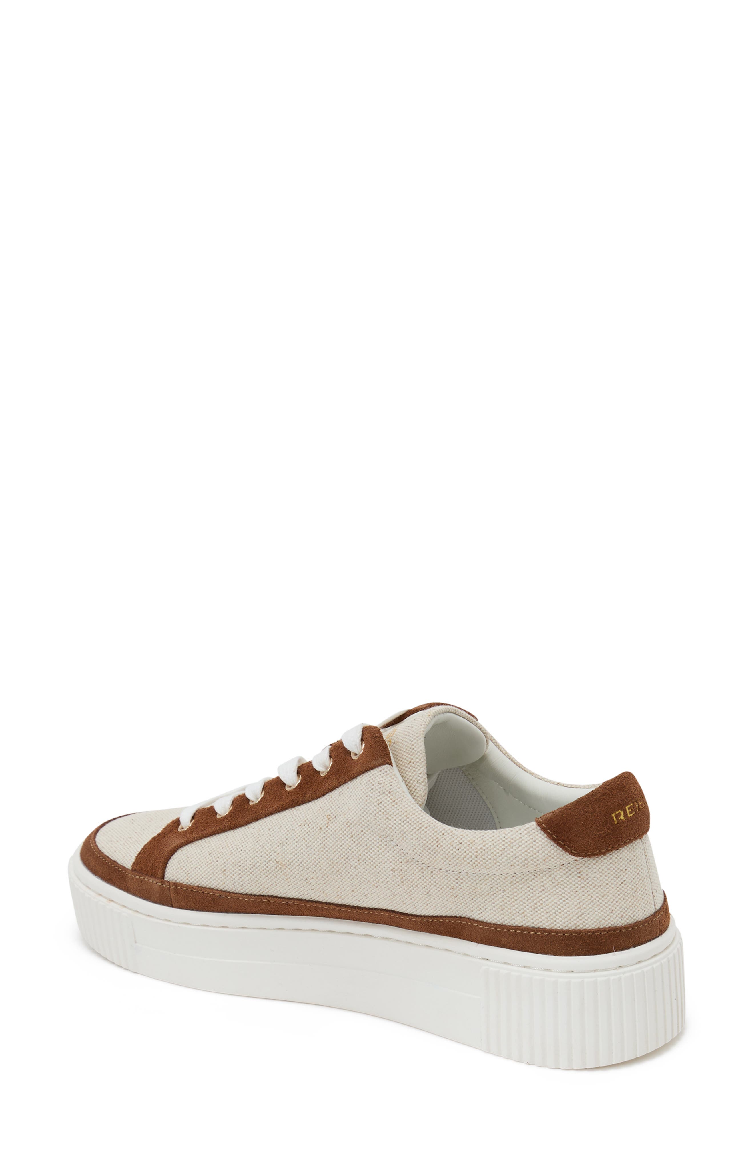 Reiss Leanne Platform Sneaker, Alternate, color, Natural/ Tan