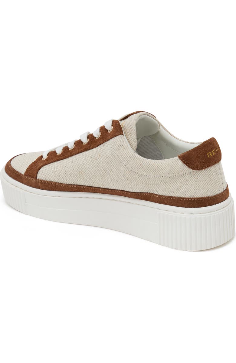 Reiss Leanne Platform Sneaker, Alternate, color, Natural/ Tan