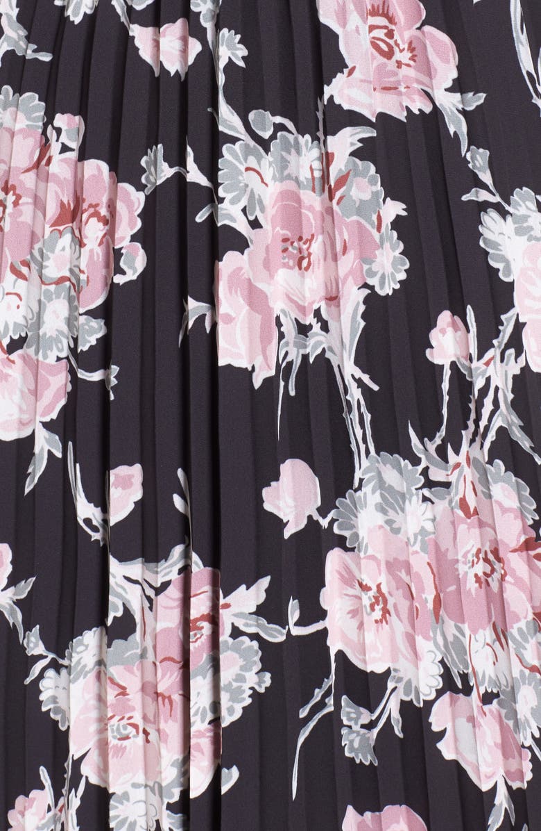 Leith Surplice Floral Print Midi Dress, Alternate, color,