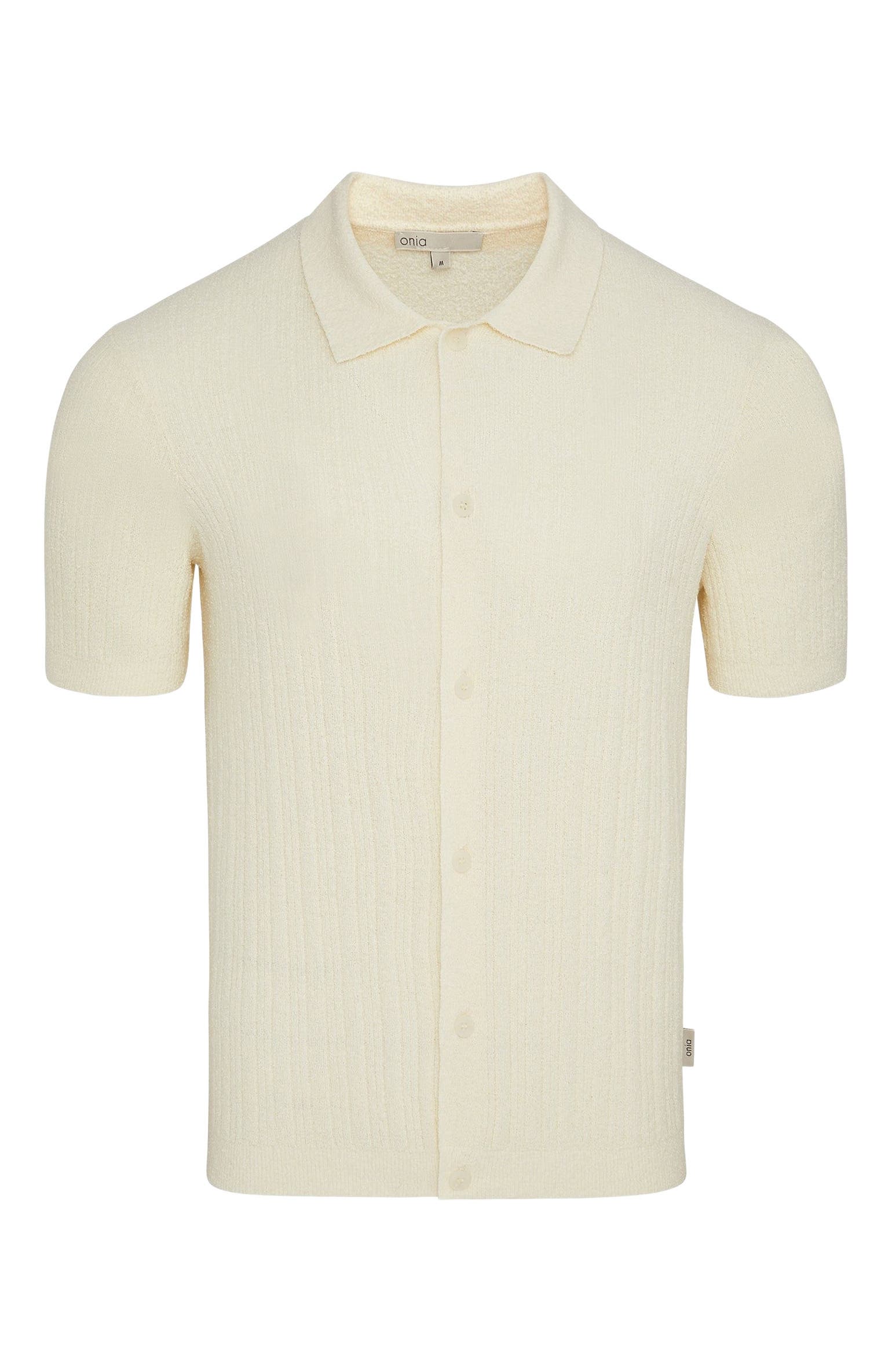 Boucle Rib Button Up Shirt - image 2