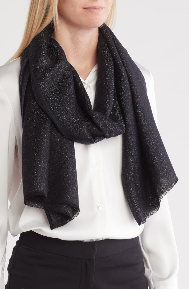 Vince Camuto Metallic Swirl Wrap, Main, color,